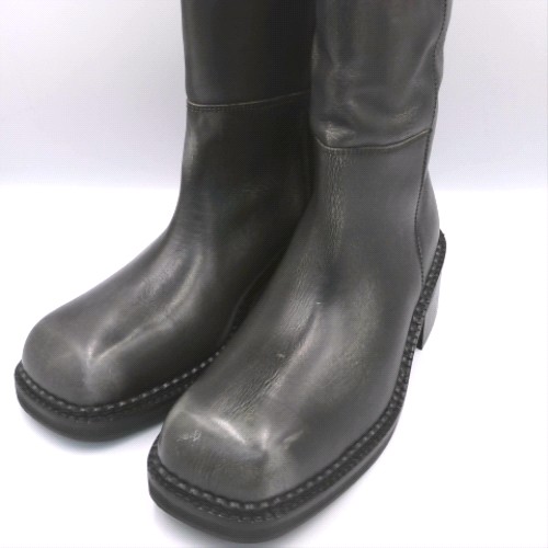 schuh Black doria leather knee high boots schuh doria leather knee high 2