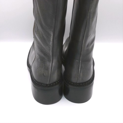 schuh Black doria leather knee high boots schuh doria leather knee high 3