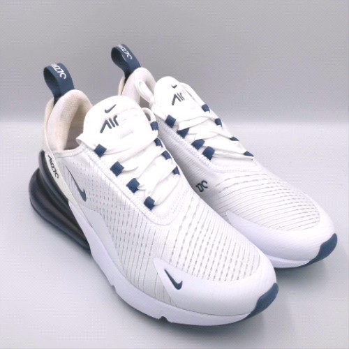 Nike White & Navy air max 270 trainers Nike air max 270 2