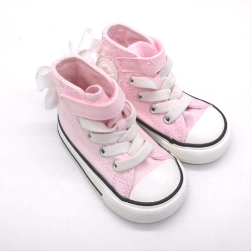 Converse Pink all star hi 1v ruffles girls toddler Converse all star hi 1v ruffles 2