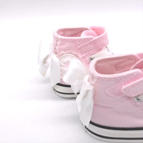 Converse Pink all star hi 1v ruffles girls toddler Converse all star hi 1v ruffles 3