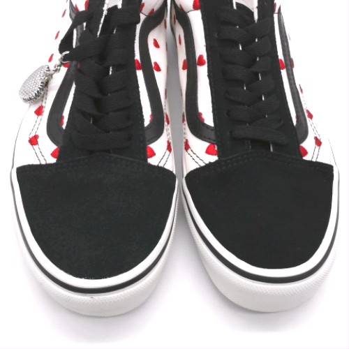 Vans White & Red old skool hearts trainers Vans old skool hearts 2