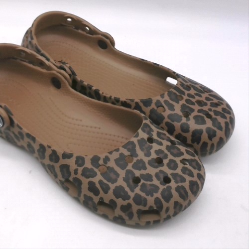 Crocs Brown & Black classic animal ballet sandals Crocs classic animal ballet 2
