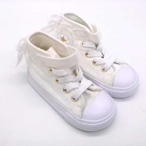 Converse White all star hi ruffles girls toddler Converse all star hi ruffles 2