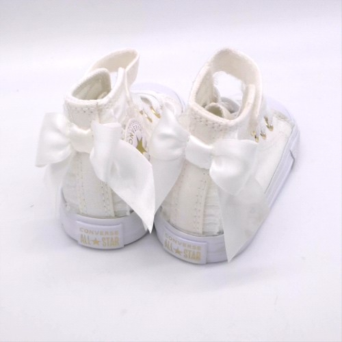 Converse White all star hi ruffles girls toddler Converse all star hi ruffles 3