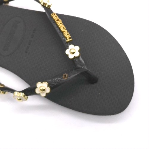 Havaianas Black slim stylish flip sandals Havaianas slim stylish flip 3
