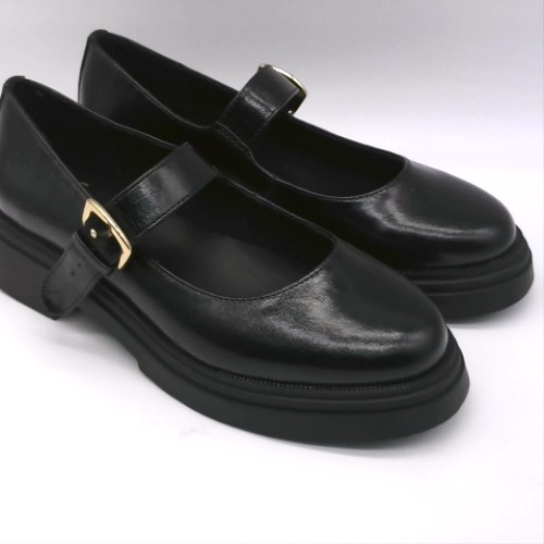 schuh Black luxury mary jane flats schuh luxury mary jane 2