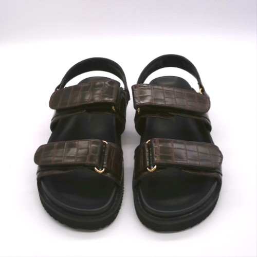 schuh Brown tiesha footbed sandals schuh tiesha footbed 1