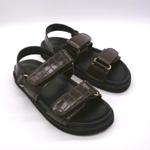 schuh Brown tiesha footbed sandals schuh tiesha footbed 2