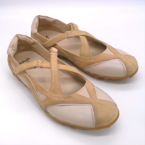 schuh Natural monday leather sneakerina trainers schuh monday leather sneakerina 2