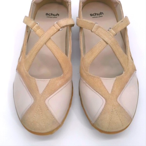 schuh Natural monday leather sneakerina trainers schuh monday leather sneakerina 3