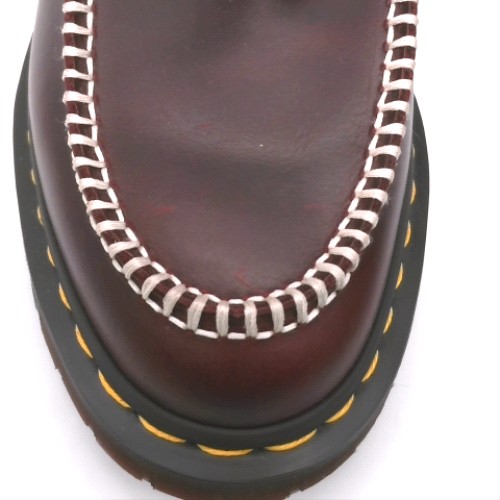 Dr Martens Burgundy adrian ben tassel loafer shoes Dr Martens adrian ben tassel loafer 2