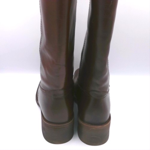 schuh Brown damari leather pull on boots schuh damari leather pull on 3