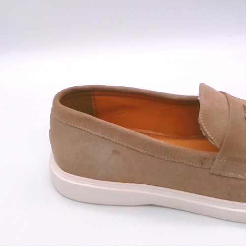schuh Taupe percy suede tassel loafer shoes schuh percy suede tassel loafer 3