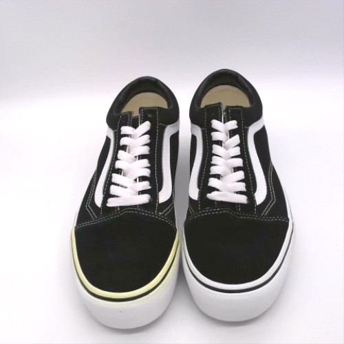Vans Black & White old skool platform trainers Vans old skool platform 1