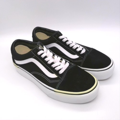 Vans Black & White old skool platform trainers Vans old skool platform 2