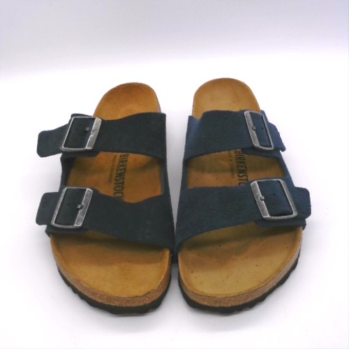 BIRKENSTOCK Navy arizona suede sandals BIRKENSTOCK arizona suede 1