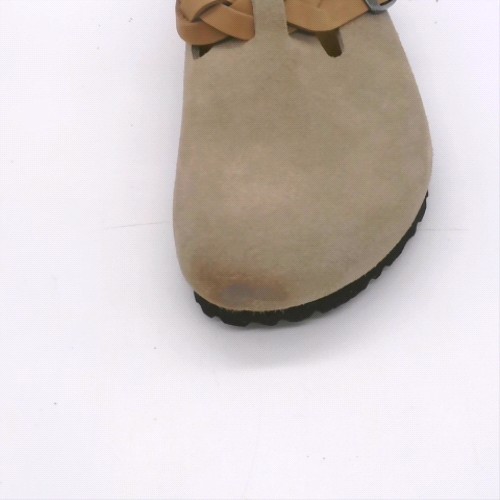 BIRKENSTOCK Taupe boston braided clog sandals BIRKENSTOCK boston braided clog 3