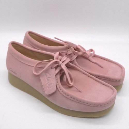 Clarks Pale Pink wallabee evo flats Clarks wallabee evo 3