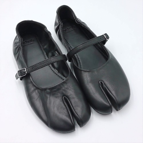 schuh lusia leather split toe ballet 3