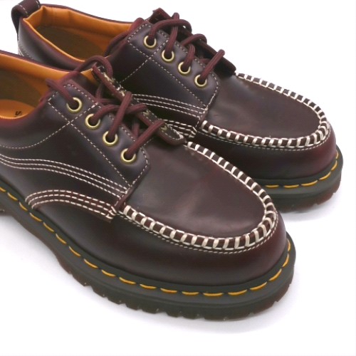 Dr Martens Burgundy lowell moc toe shoes Dr Martens lowell moc toe 3
