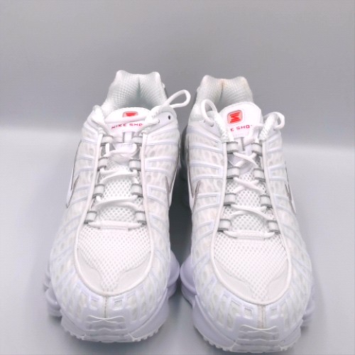 Nike White & Silver shox tl trainers Nike shox tl 1