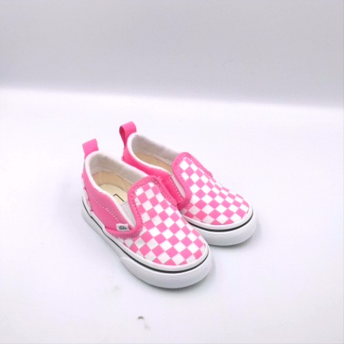 Vans White & Pink classic slip-on v girls toddler Vans classic slip-on v 2