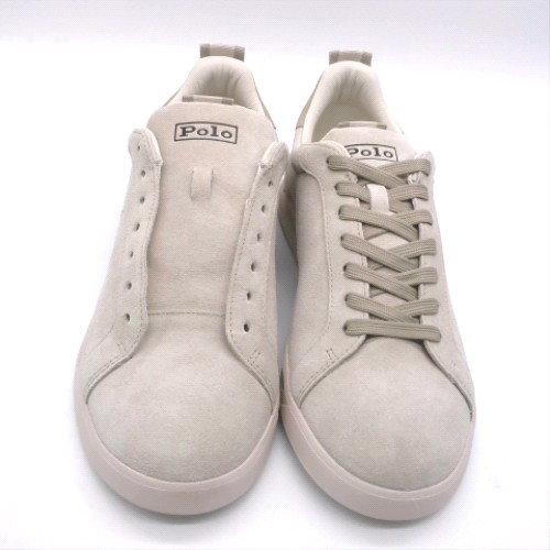 Polo Ralph Lauren Beige heritage court trainers Polo Ralph Lauren heritage court 1