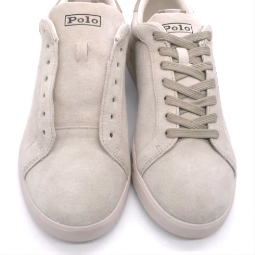 Polo Ralph Lauren Beige heritage court trainers Polo Ralph Lauren heritage court 2