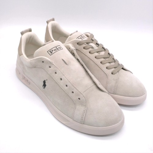 Polo Ralph Lauren Beige heritage court trainers Polo Ralph Lauren heritage court 3