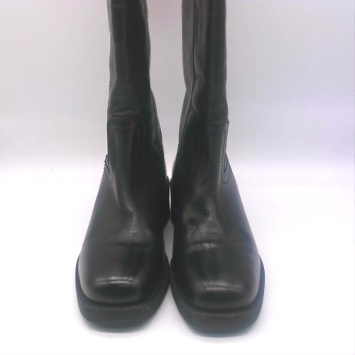 schuh Black damari leather pull on boots schuh damari leather pull on 1