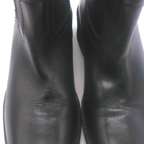 schuh Black damari leather pull on boots schuh damari leather pull on 2