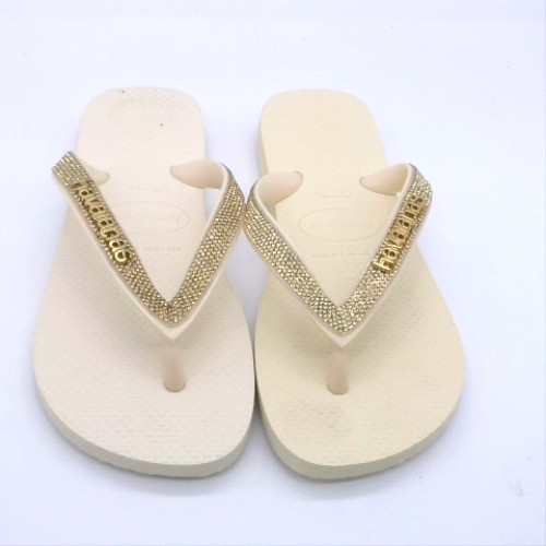 Havaianas Pale Yellow top glow flip sandals Havaianas top glow flip 1