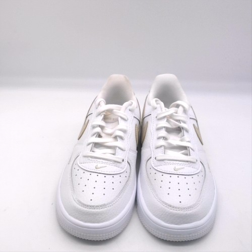 Nike White & Beige force 1 low junior Nike force 1 low 1