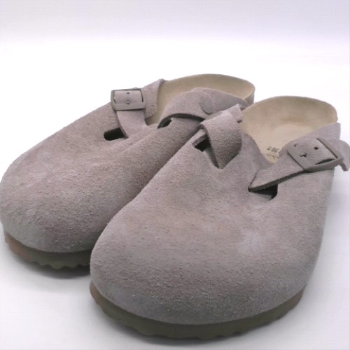 BIRKENSTOCK Grey boston clog sandals BIRKENSTOCK boston clog 3