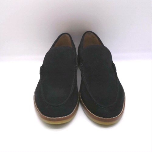 schuh Navy risk suede loafer shoes schuh risk suede loafer 1