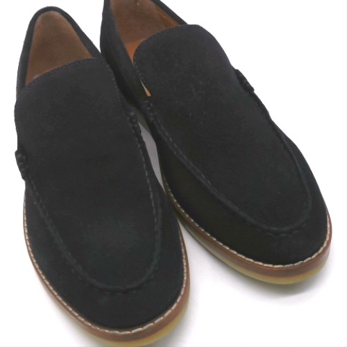 schuh Navy risk suede loafer shoes schuh risk suede loafer 3