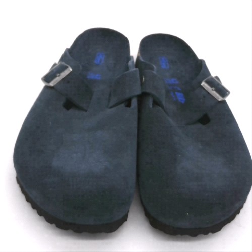 BIRKENSTOCK Navy boston soft footbed clog sandals BIRKENSTOCK boston soft footbed clog 1
