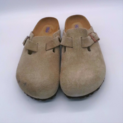 BIRKENSTOCK Taupe boston soft footbed clog sandals BIRKENSTOCK boston soft footbed clog 1