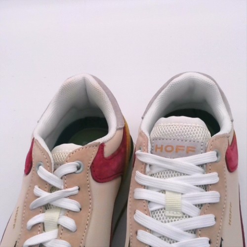 HOFF White & Burgundy city montreal trainers HOFF city montreal 3