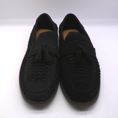 schuh Black robbie woven loafer shoes schuh robbie woven loafer 1
