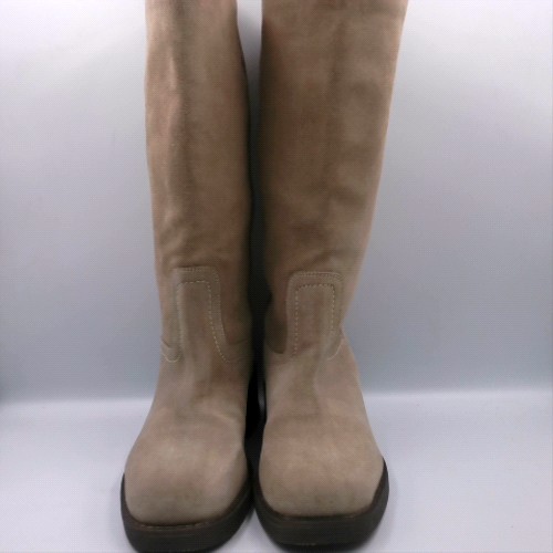 schuh Taupe damari suede pull on boots schuh damari suede pull on 1
