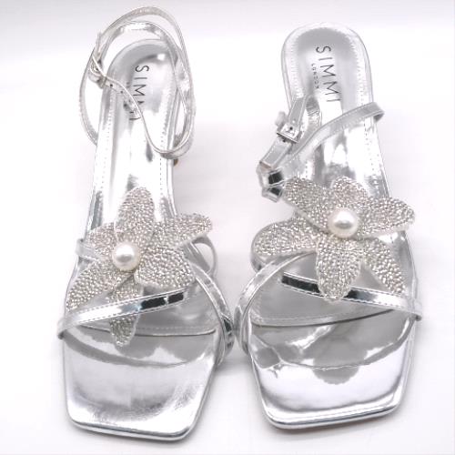 SIMMI Silver eleanoora bling high heels SIMMI eleanoora bling 1