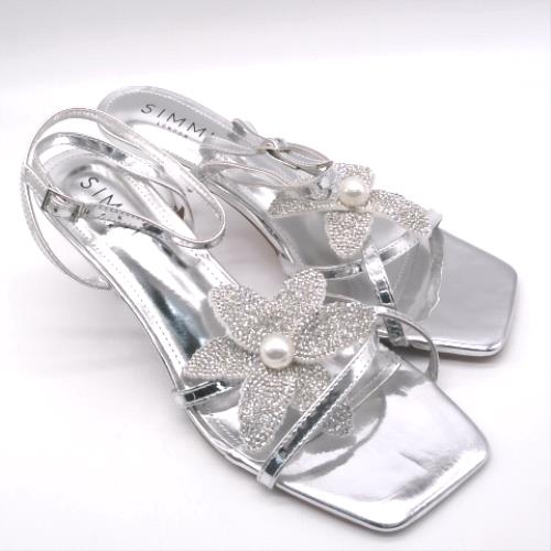 SIMMI Silver eleanoora bling high heels SIMMI eleanoora bling 2
