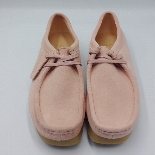 Clarks Pale Pink wallabee evo flats Clarks wallabee evo 1