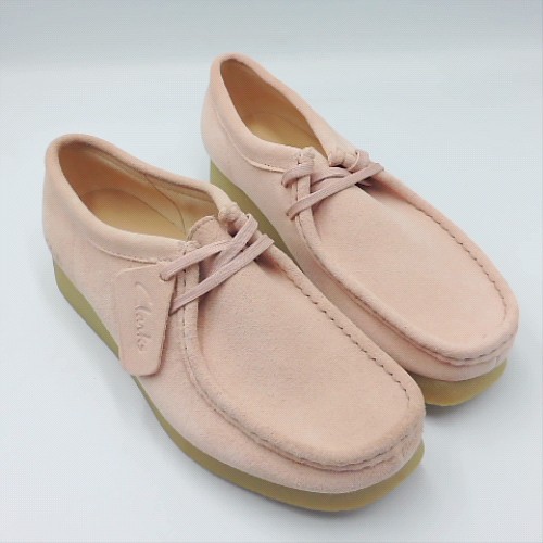 Clarks Pale Pink wallabee evo flats Clarks wallabee evo 3