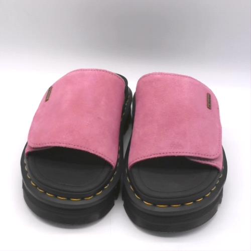 Dr Martens Pale Pink zebzag slide sandals Dr Martens zebzag slide 1