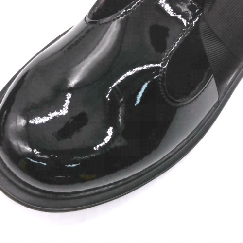 Dr Martens Black polley ii bow girls youth Dr Martens polley ii bow 2