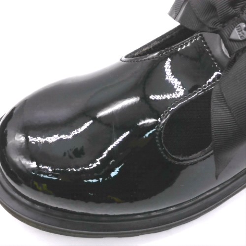 Dr Martens Black polley ii bow girls youth Dr Martens polley ii bow 3