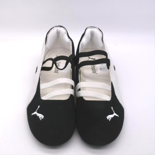 PUMA Black & White speedcat ballet trainers PUMA speedcat ballet 1